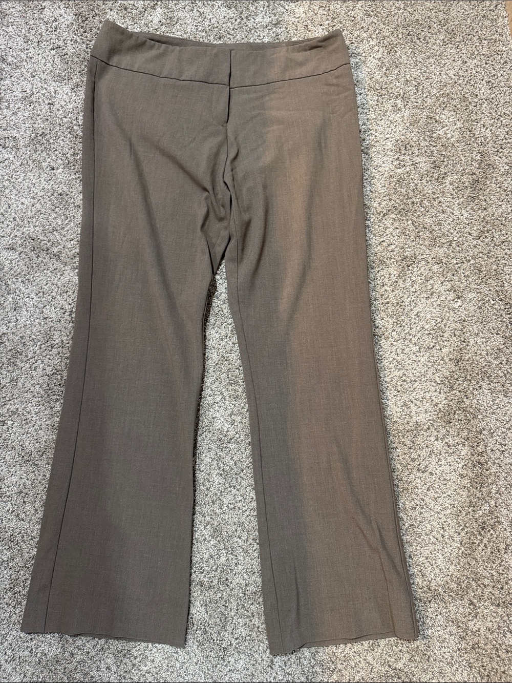 Kenneth Cole New York Brown Straight-Leg Trousers